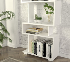 Étagère bibliothèque Lornon L60cm Blanc