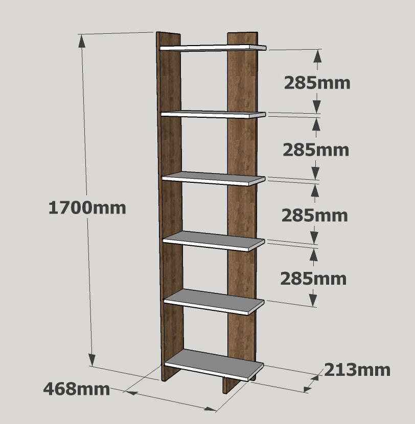 Étagère bibliothèque Amplo L46,8cm Blanc