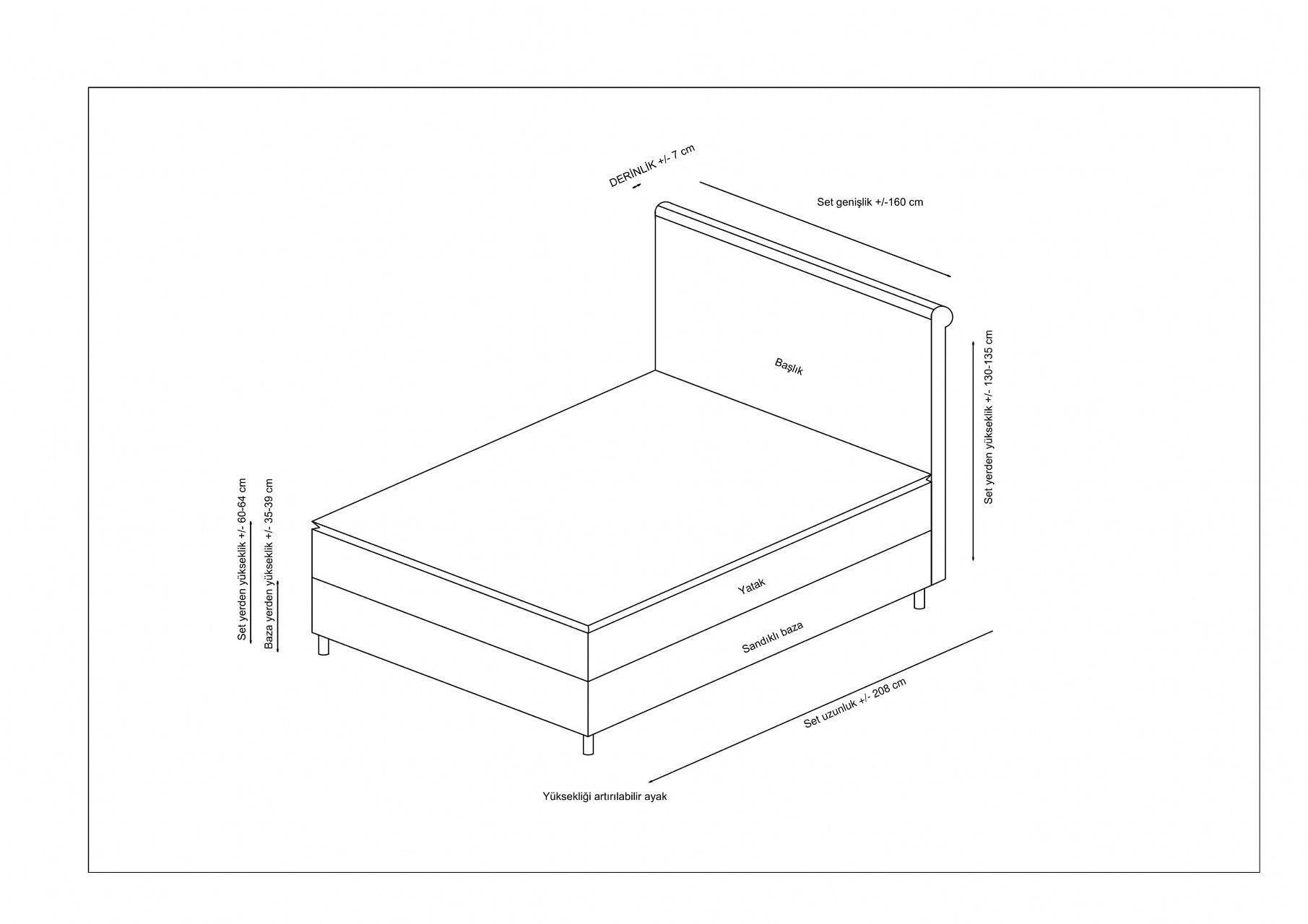 Lit simple Gauto Velours Anthracite avec matelas 120x200cm Waterproof à ressort ensachés et surmatelas mousse intégré