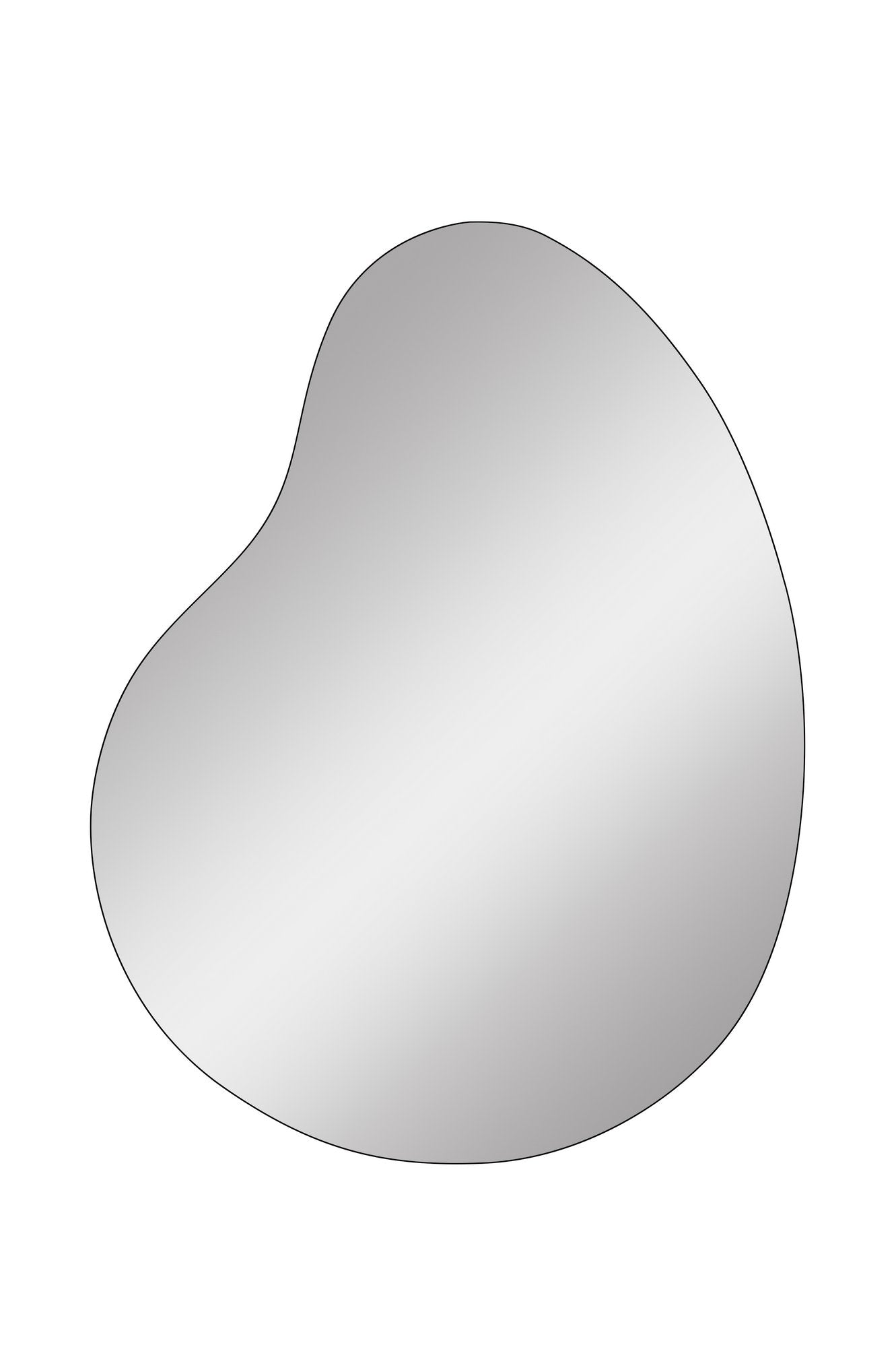 Miroir lumineux Glenza L40xH60cm Bande néon LED Jaune