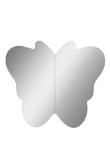 Miroir lumineux Moé L50xH57cm Papillon Bande néon LED Jaune