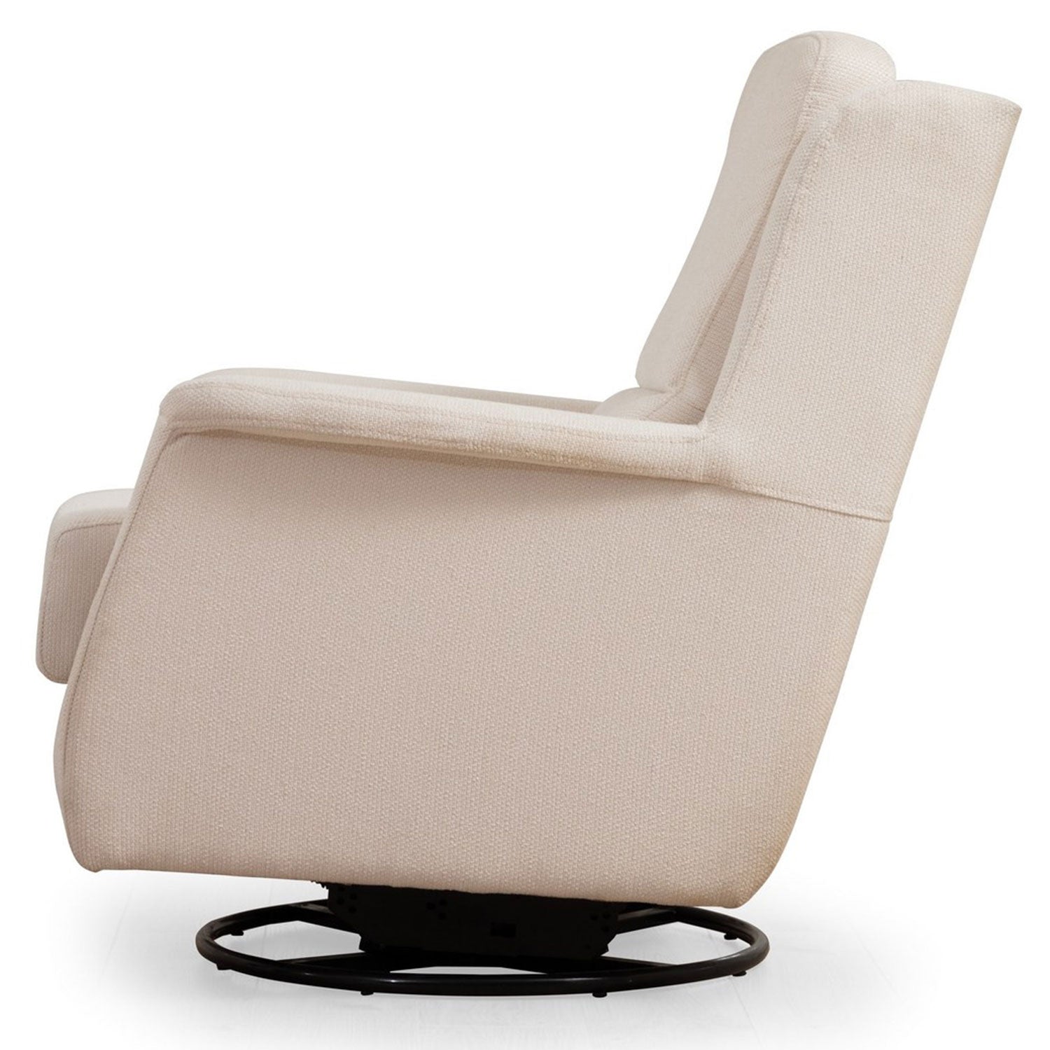 Fauteuil pivotant Enyana Tissu Blanc