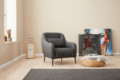 Fauteuil Juanita Tissu Anthracite