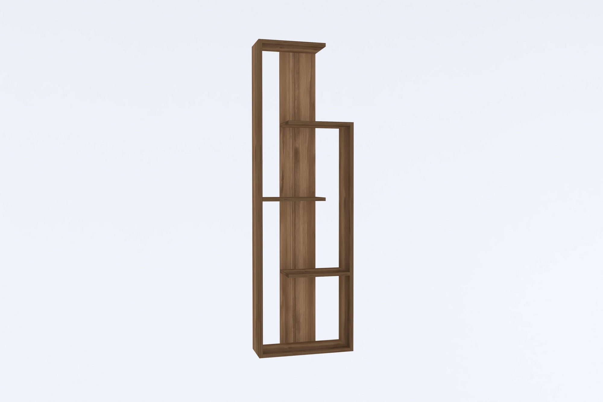 Étagère bibliothèque design Warse L50cm Bois foncé