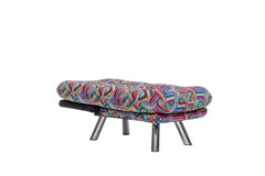 Fauteuil convertible Halora Tissu Motif Ethnique Multicolore