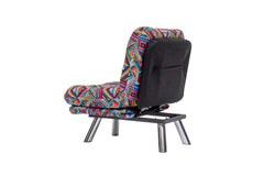 Fauteuil convertible Halora Tissu Motif Ethnique Multicolore