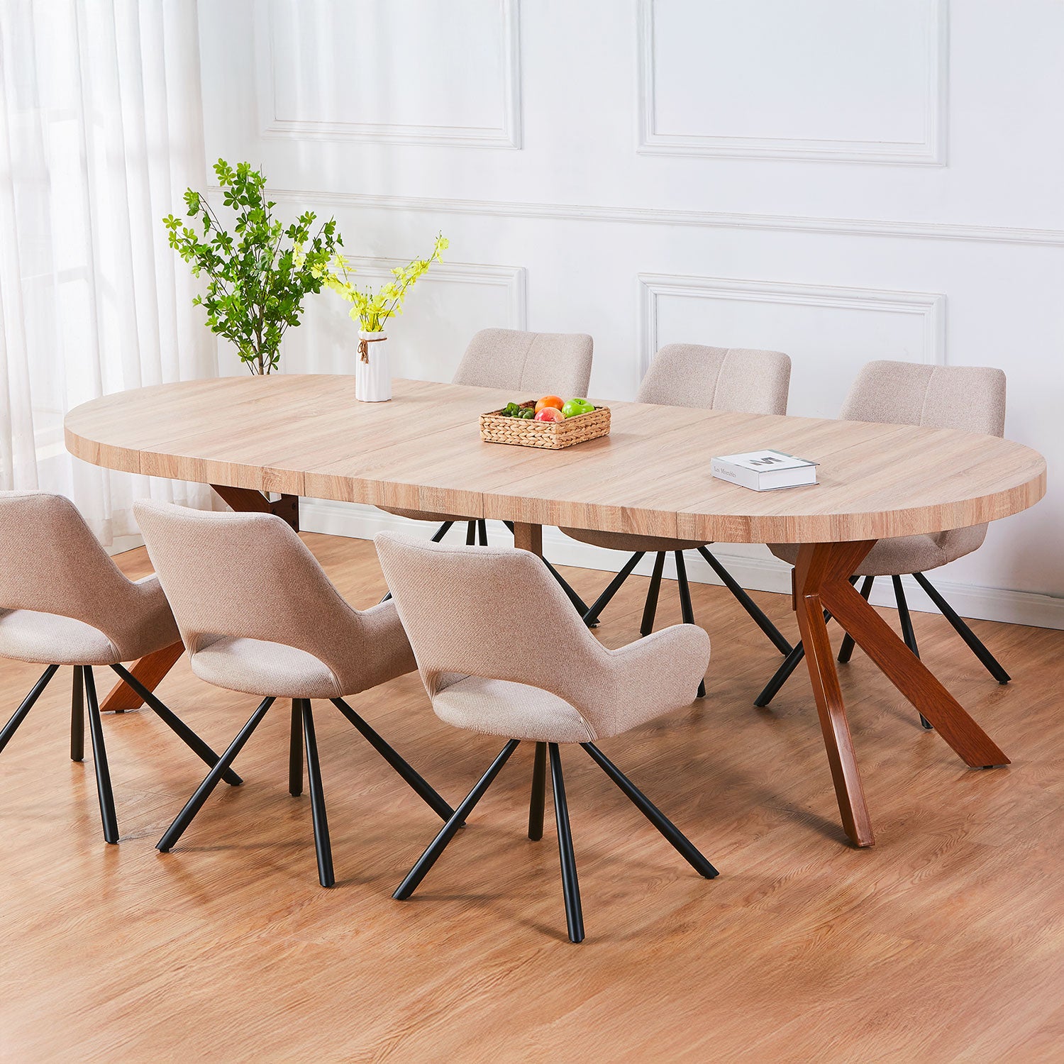 Table ronde extensible Myriade Sonoma