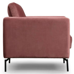 Fauteuil Elisa Tissu Rose