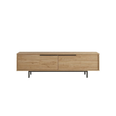 Meuble TV Evelis L160cm Bois clair