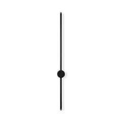 Applique murale moderne Benu H91cm Métal Noir