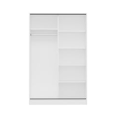 Armoire design 2 portes coulissantes Selong L120xH210cm Blanc