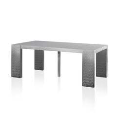 Table console avec rallonges coloris gris Nassau Morocco