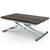 Table basse extensible en bois vintage avec plateau relevable