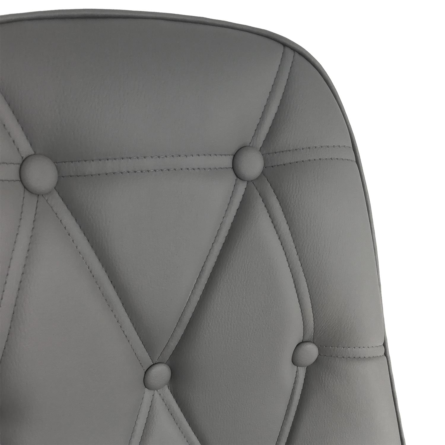 Lot de 2 chaises ajustables matelassées Boleo Gris