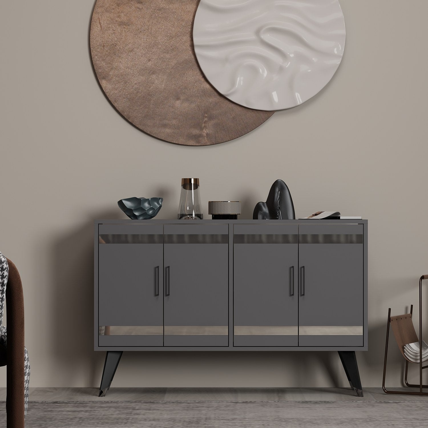 Buffet Aquilae L120cm Anthracite