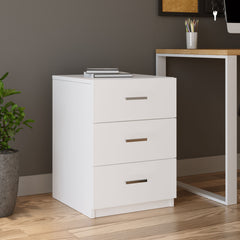 Bureau, armoire, bibliothèque, commode et table basse Busymo Blanc