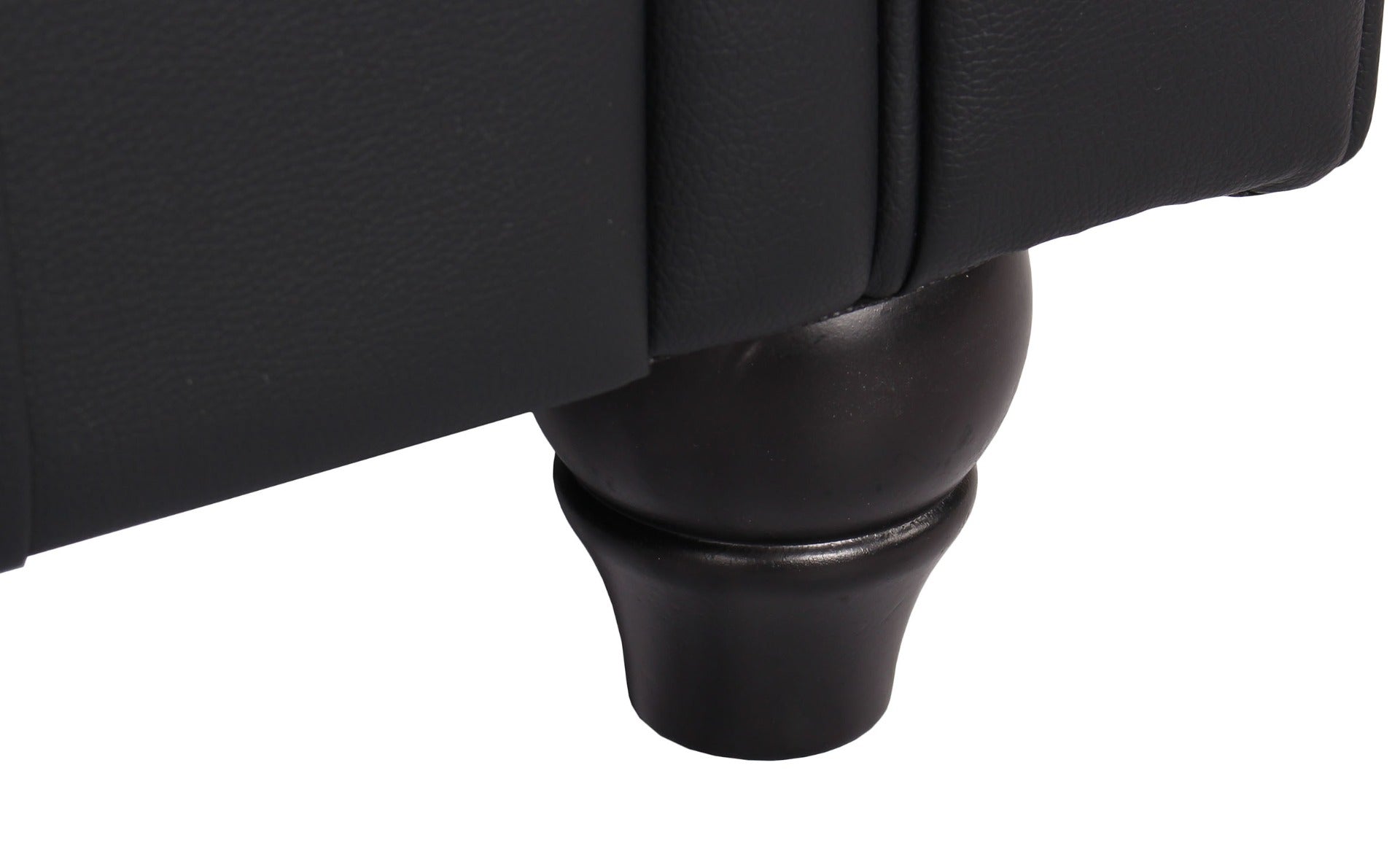 Le canapé Chesterfield capitonné 3 places original noir