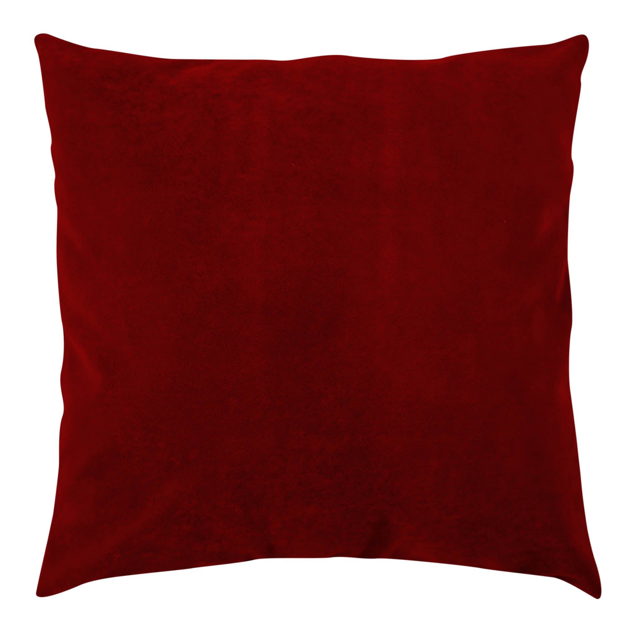 Coussin Corare 43x43cm Velours Rouge