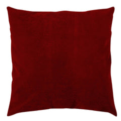 Coussin Corare 43x43cm Velours Rouge