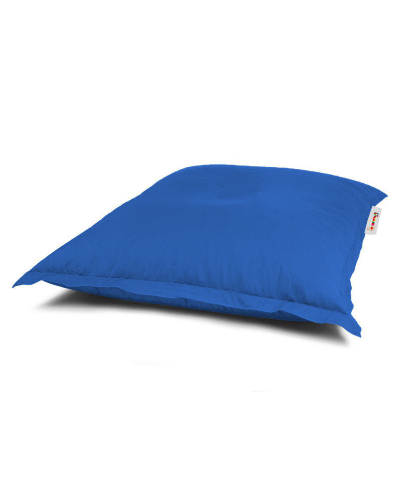 Coussin de sol Axina 100x100cm Tissu Bleu