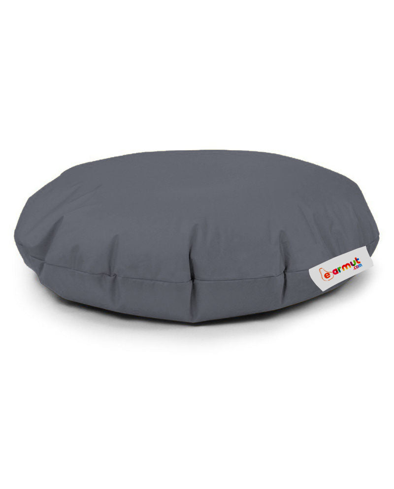 Coussin de sol / pouf Patris D100cm Tissu Gris