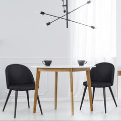 Lot de 4 chaises Maury Simili P.U. Noir