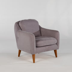 Ensemble fauteuil et canapé 3 places Meganisi Velours Gris