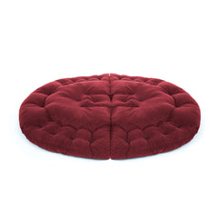 Fauteuil convertible futon Brodie Velours Bordeaux