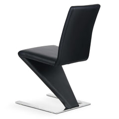 Lot de 2 chaises design et modernes noires Flash