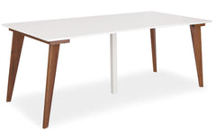 Table console extensible Flavie Blanc