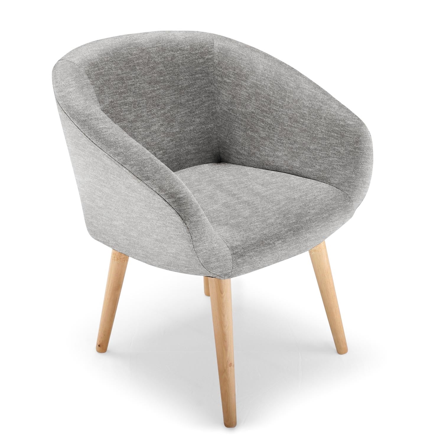 Chaise / Fauteuil style scandinave Frost Gris biais