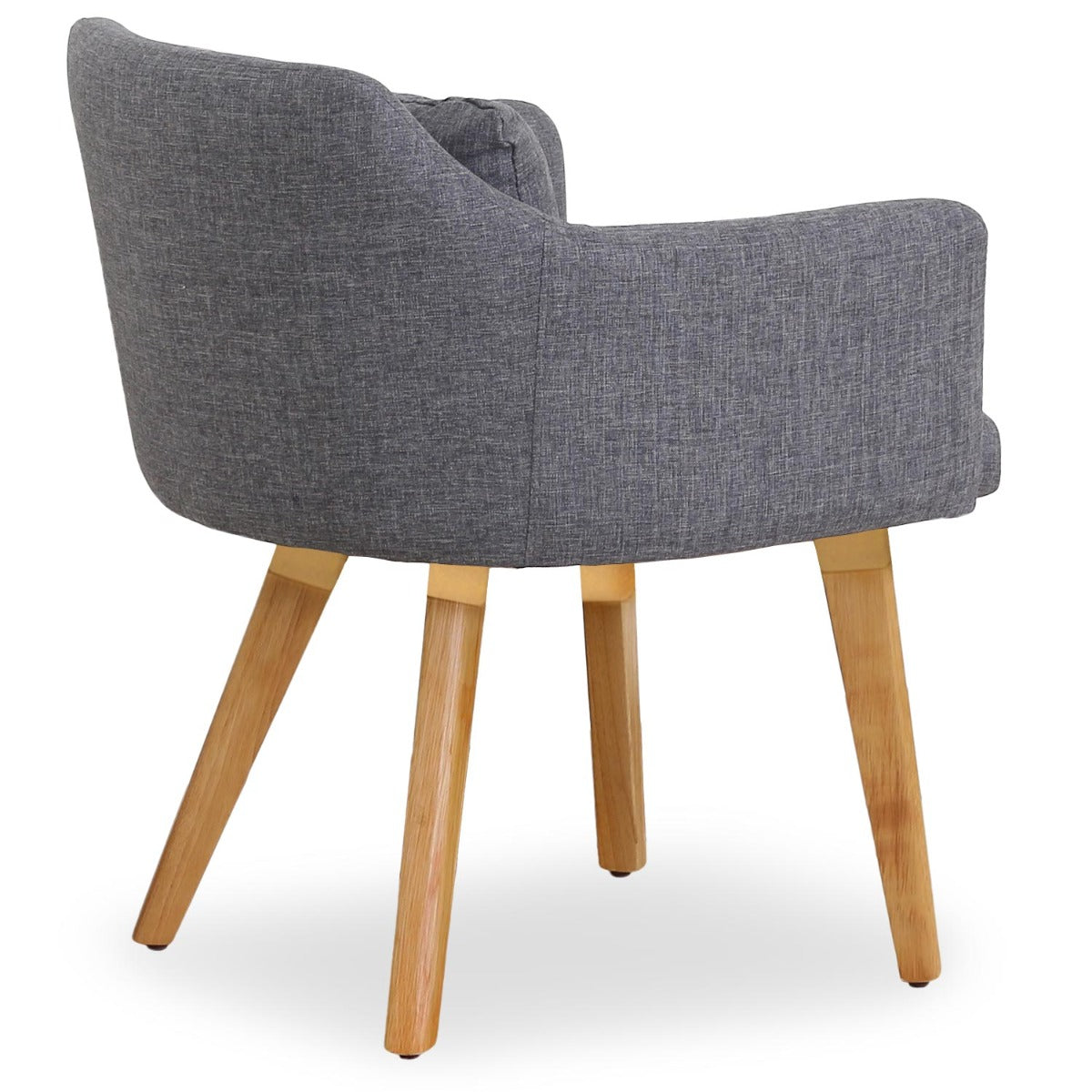 Chaise / Fauteuil scandinave Gybson Tissu Gris clair