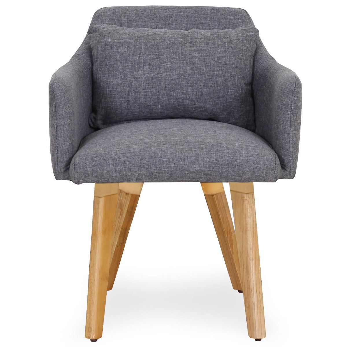 Chaise / Fauteuil scandinave Gybson Tissu Gris clair