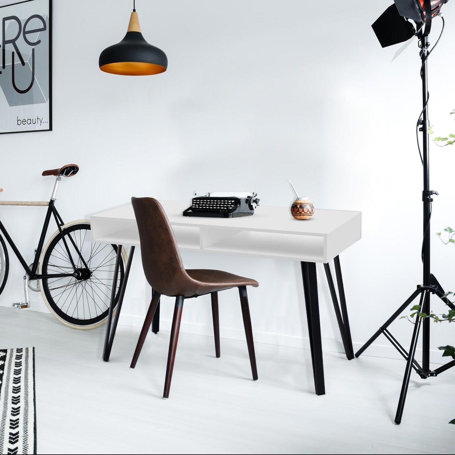 Bureau Riviera Blanc mat