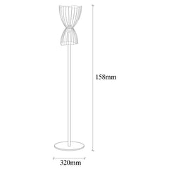 Lampadaire Corbis 158cm Métal Noir