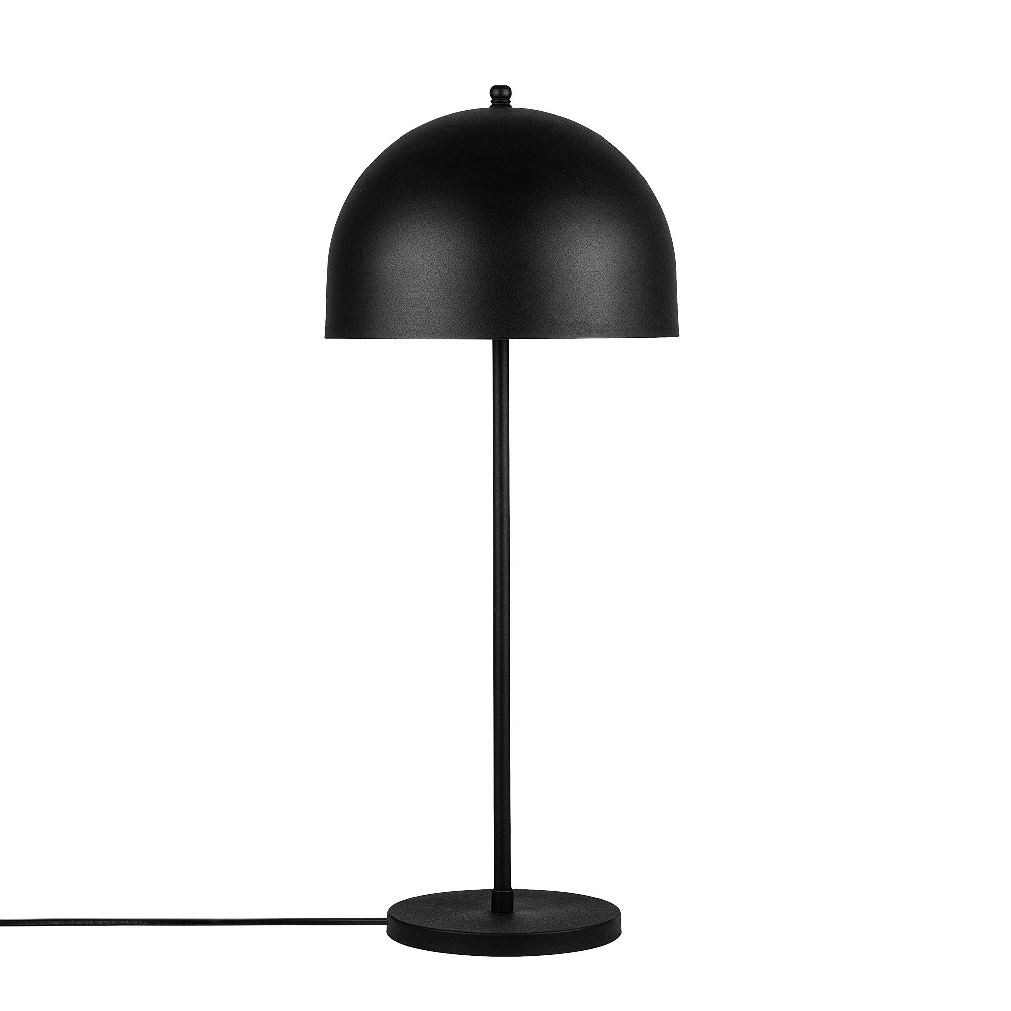 Lampe à poser abat-jour cloche Bell H58 cm Métal Noir