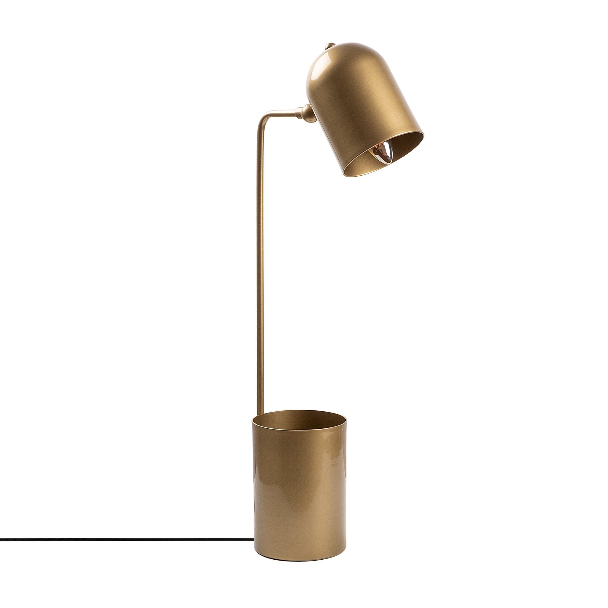 Lampe à poser avec porte stylos Lynton H64cm Métal Or