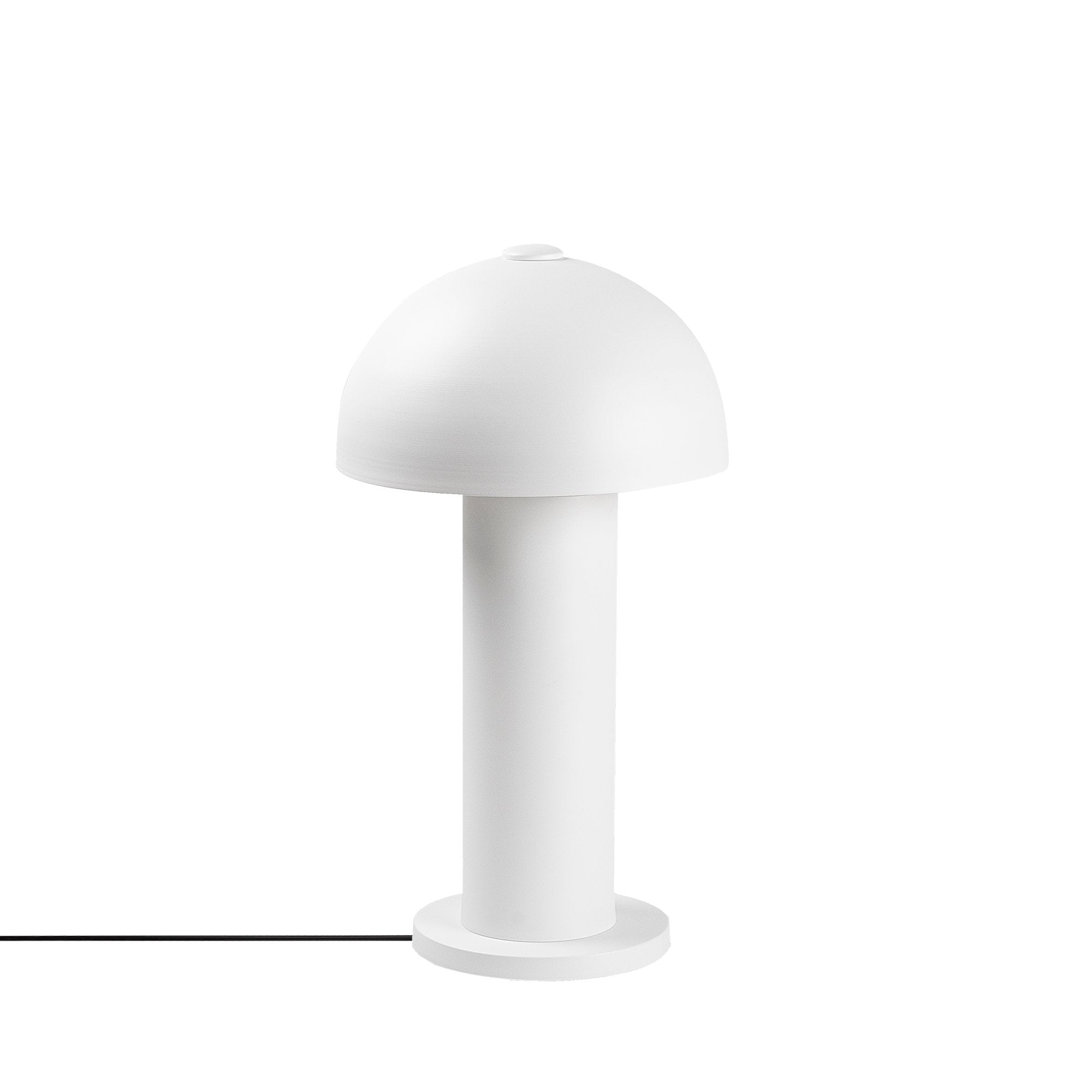 Lampe à poser design Bolet H49cm Métal Blanc