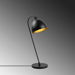 Lampe à poser Eze H54cm Métal Noir et Or