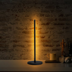 Lampe à poser moderne Krasner H51cm Métal Noir