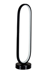 Lampe à poser moderne Pézenas H47cm Métal Noir et LED Blanc