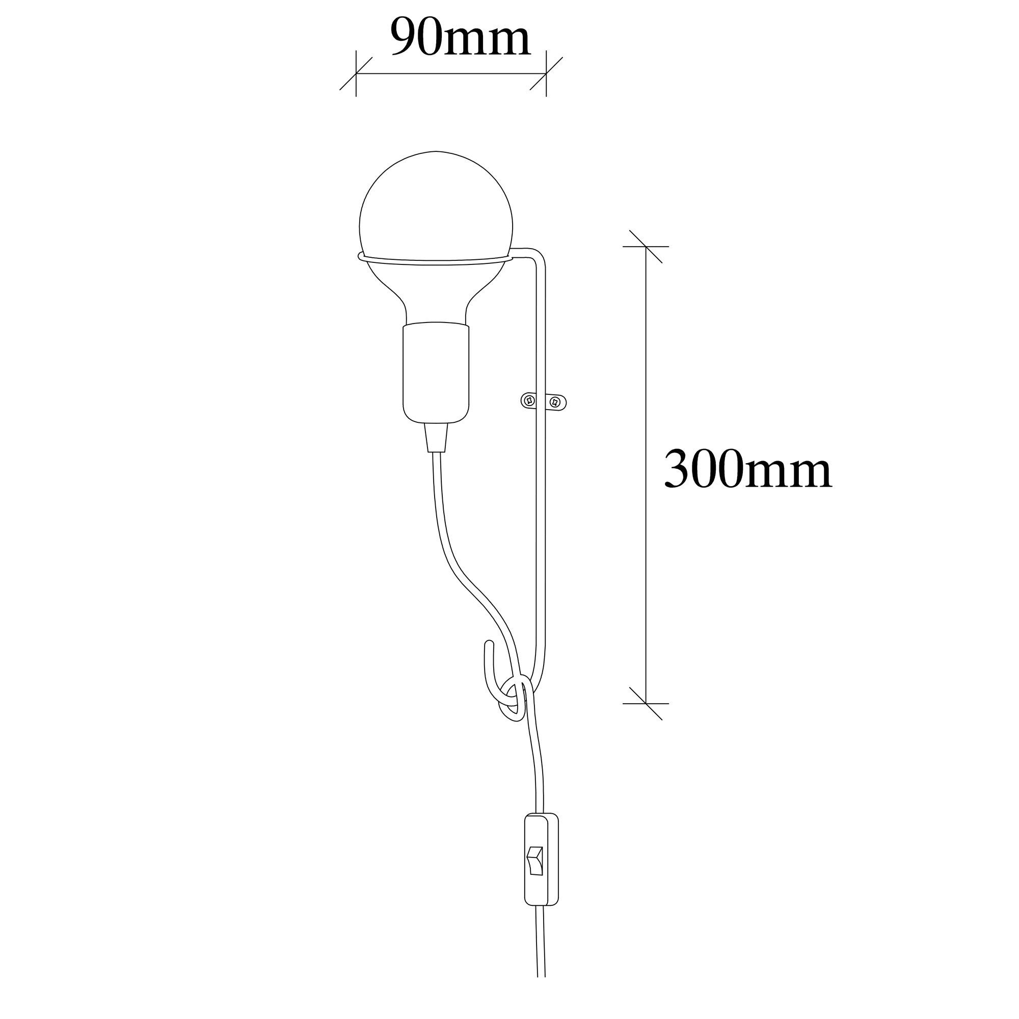 Lampe à poser support tige à boucle Adminicus Métal Or rose