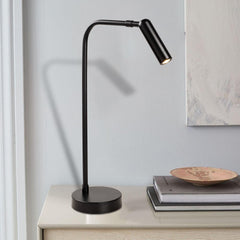 Lampe à poser une torche Faxus 47cm Métal Noir