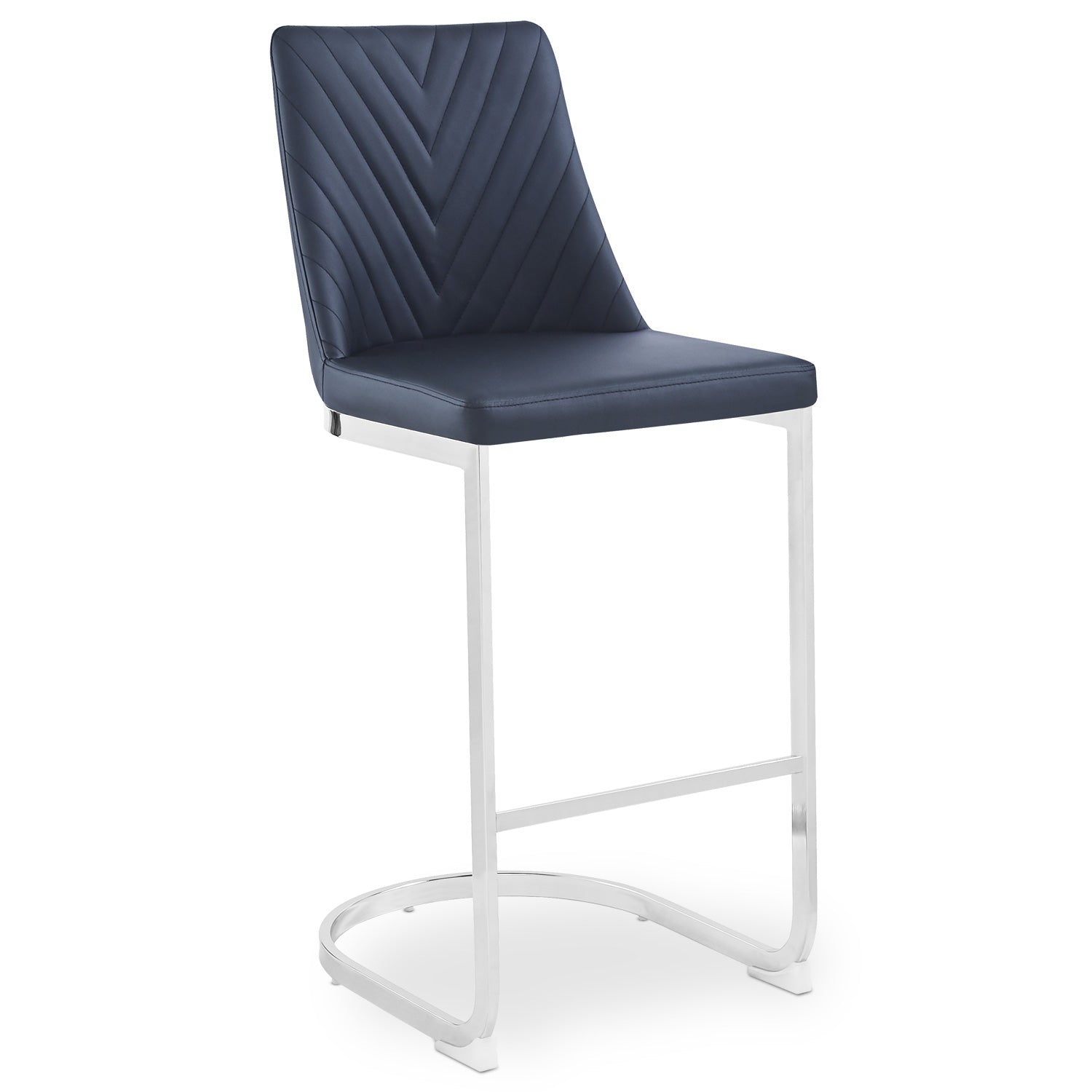 Lot de 2 chaises de bar design Mistigri Simili Noir