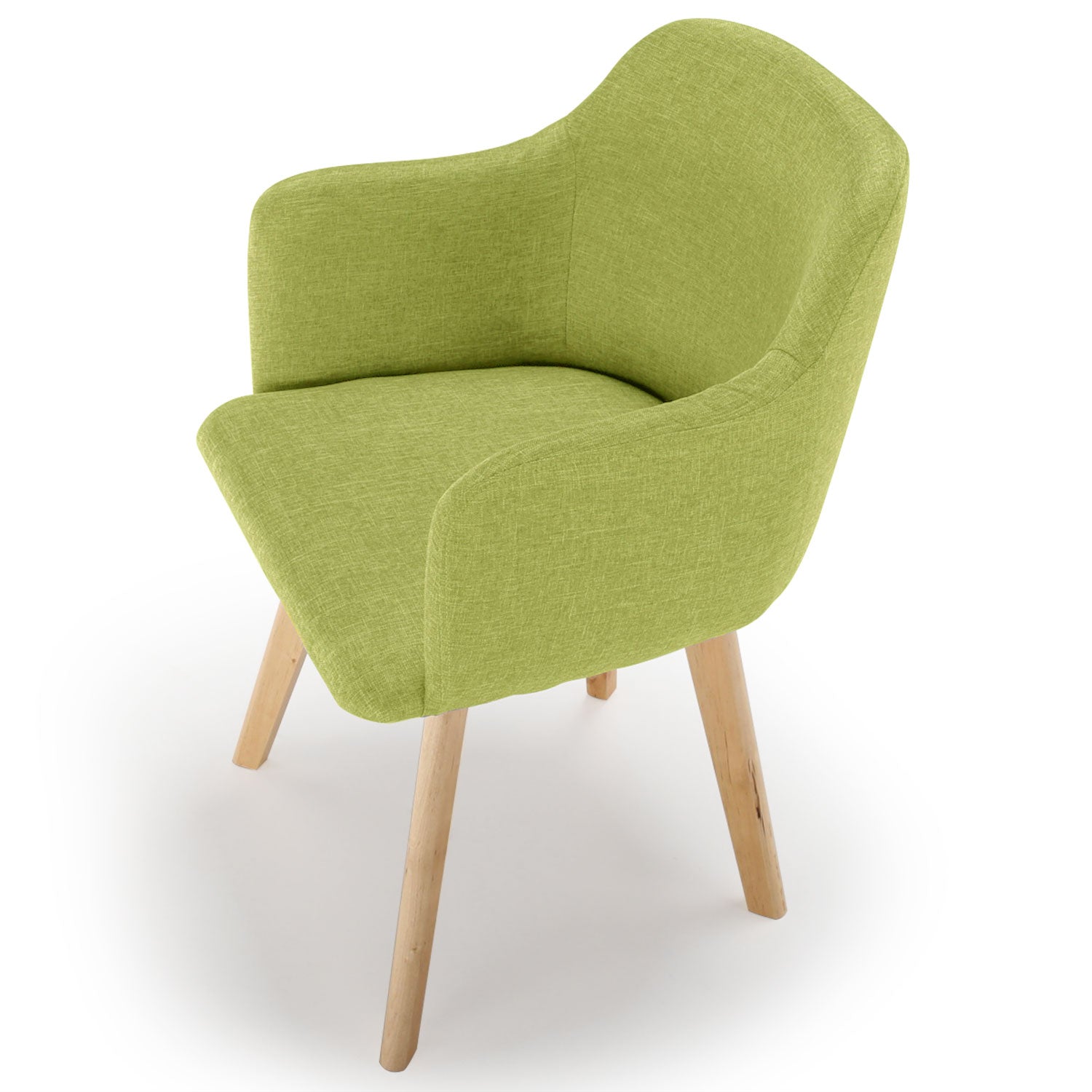 La chaise scandinave Tissu Vert Candy