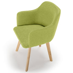 La chaise scandinave Tissu Vert Candy