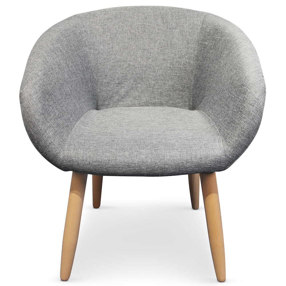 Chaise / Fauteuil style scandinave Frost Gris