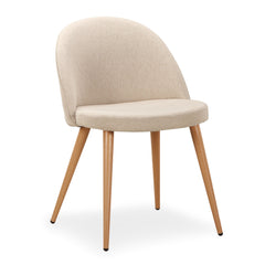 Lot de 4 chaises scandinaves Maury Beige