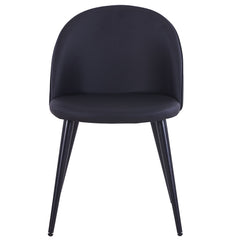 Lot de 2 chaises scandinaves Maury Simili P.U. Noir