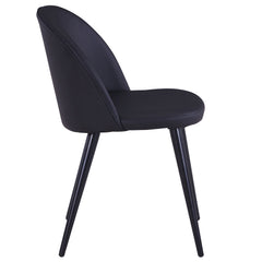 Lot de 4 chaises Maury Simili P.U. Noir